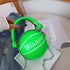 Basketball Shape Handbag Chain Shoulder